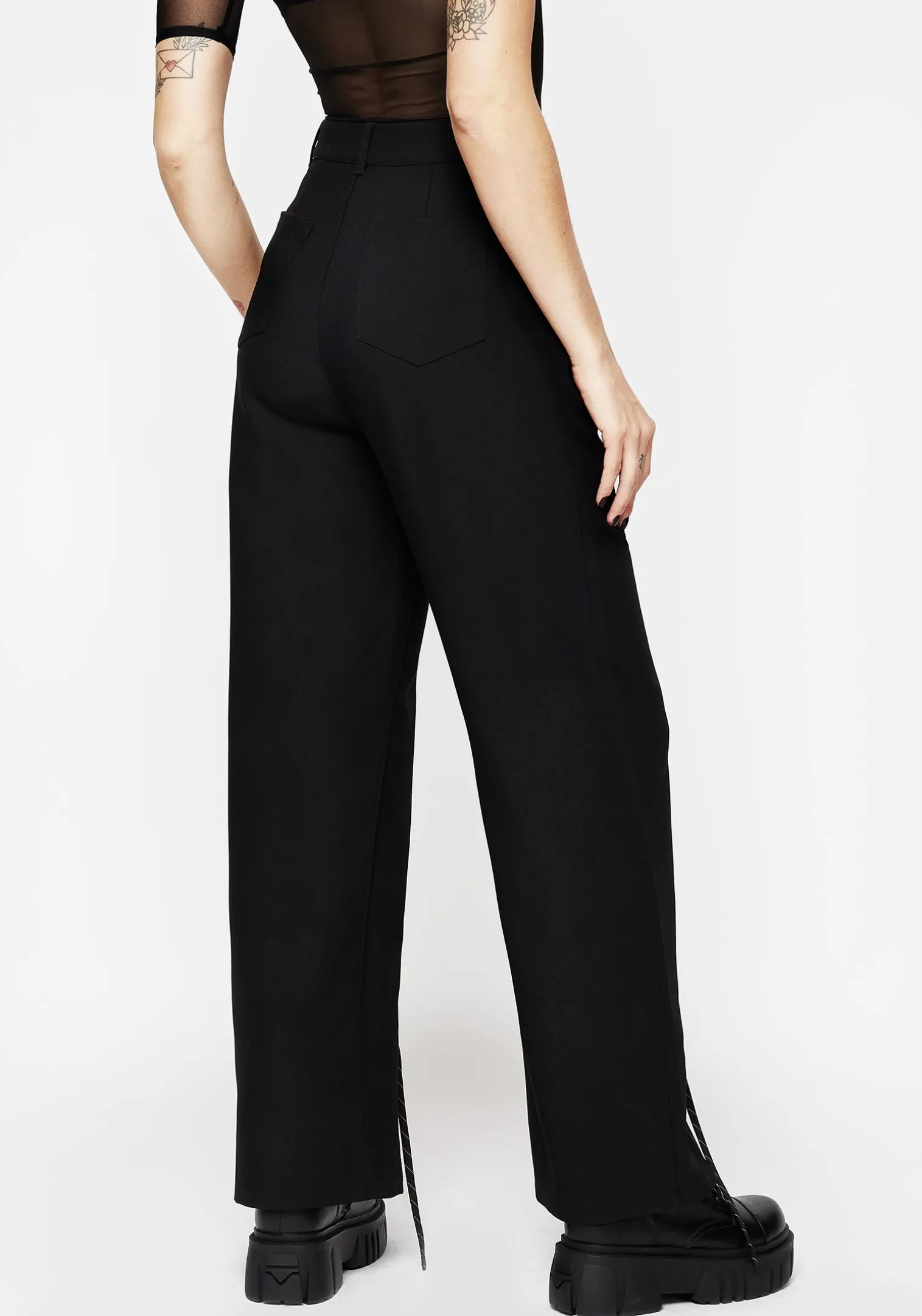 Split Lace Trousers