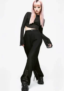 Split Lace Trousers