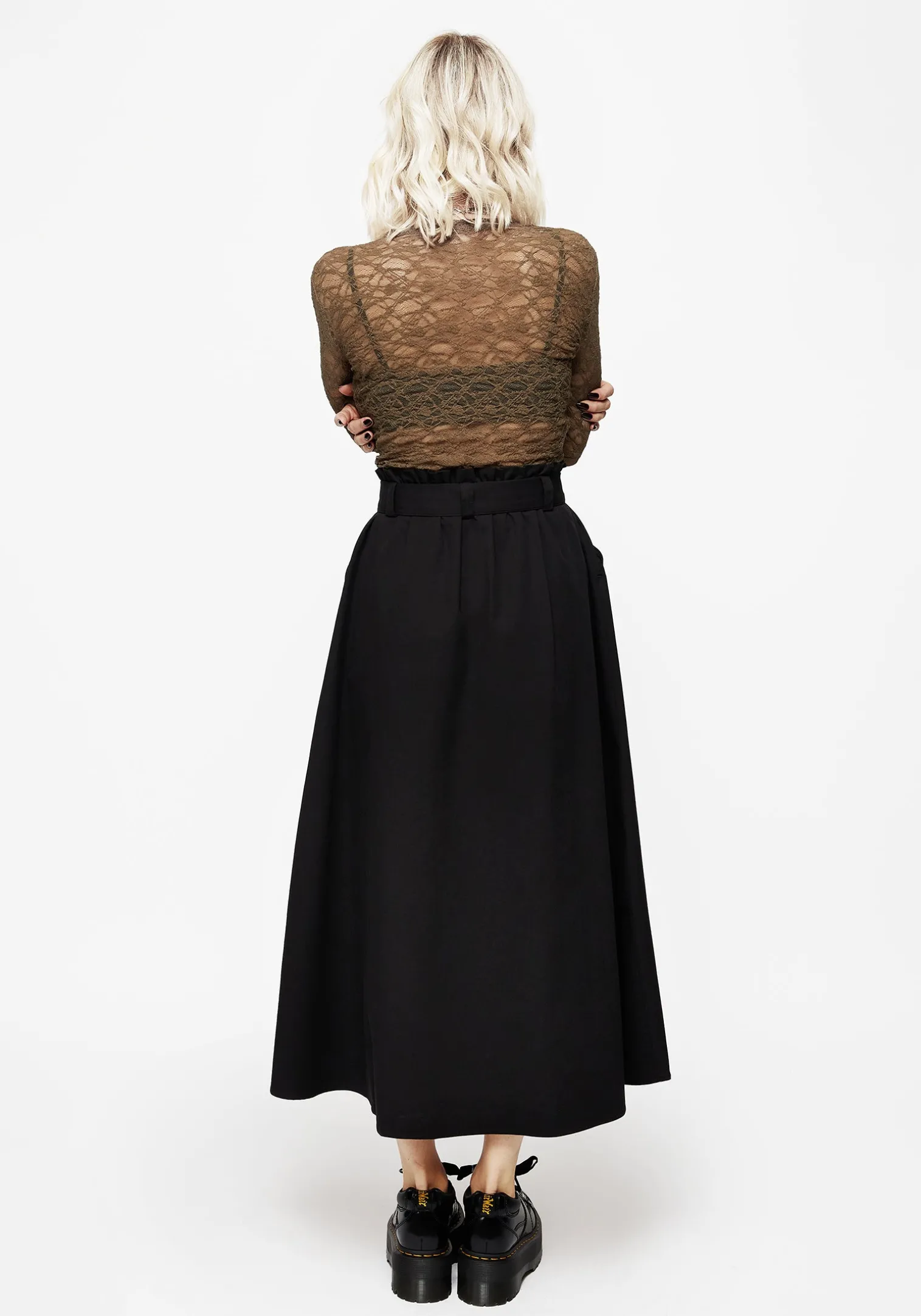 Strega Tie Belt Midaxi Skirt