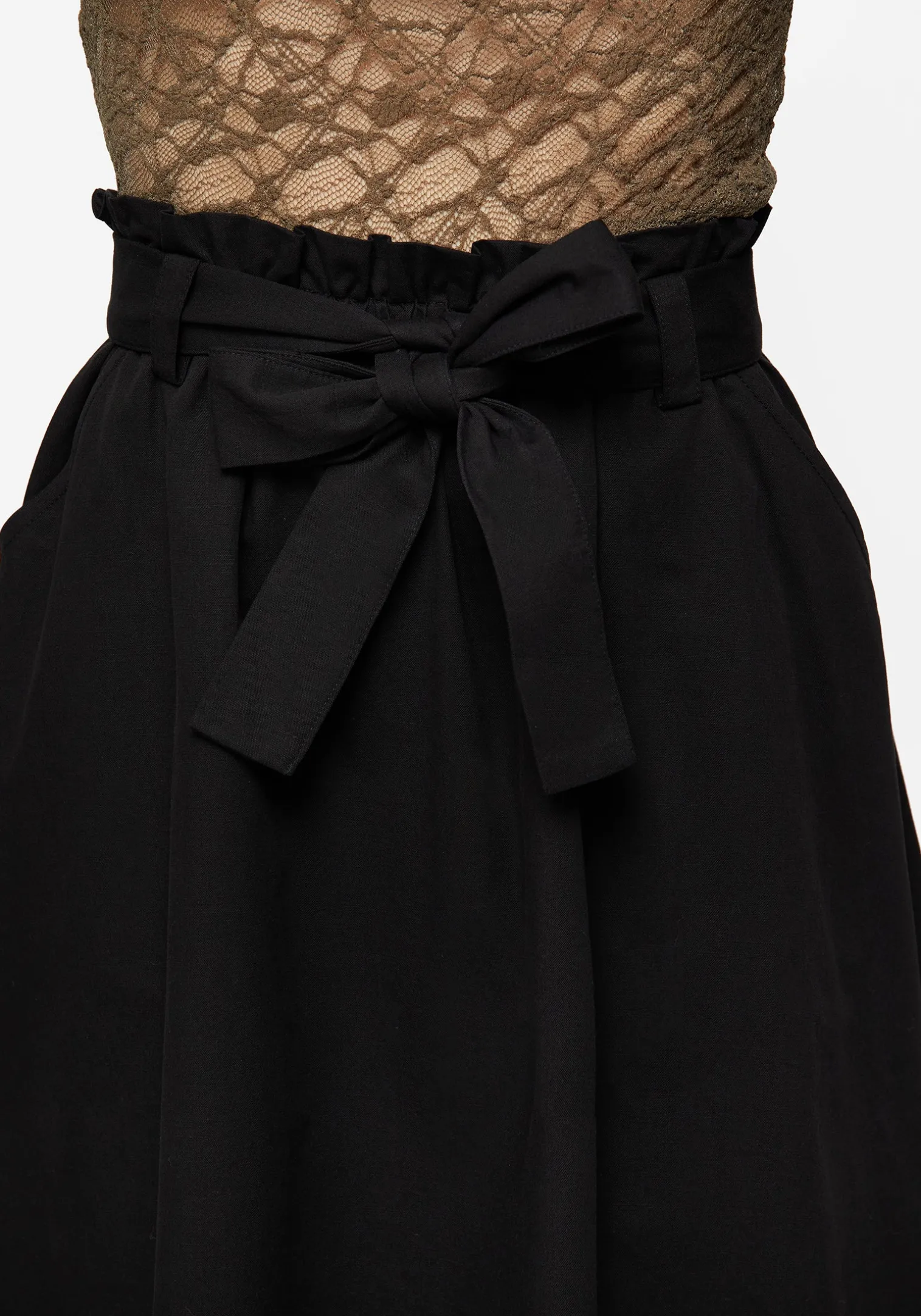 Strega Tie Belt Midaxi Skirt