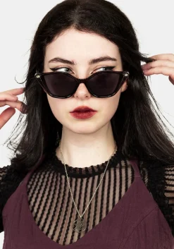 Studded Cat Eye Sunglasses