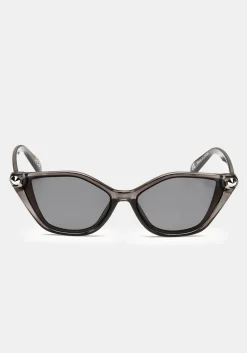 Studded Cat Eye Sunglasses