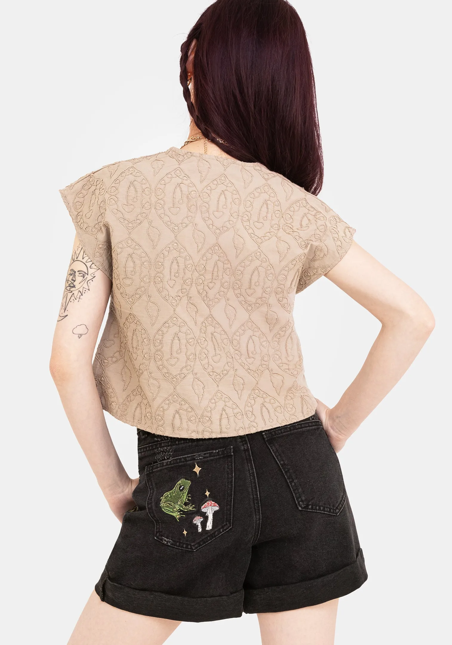 Suma Cotton Textured Blouse