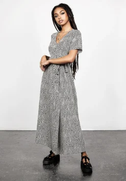 Summers Printed Wrap Dress