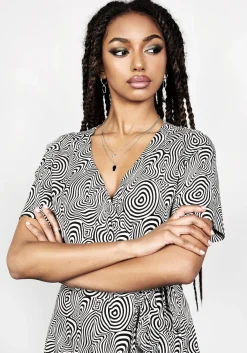 Summers Printed Wrap Dress