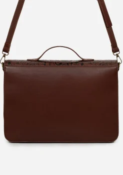 Sunder Floral Debossed Mini Crossbody Satchel Bag