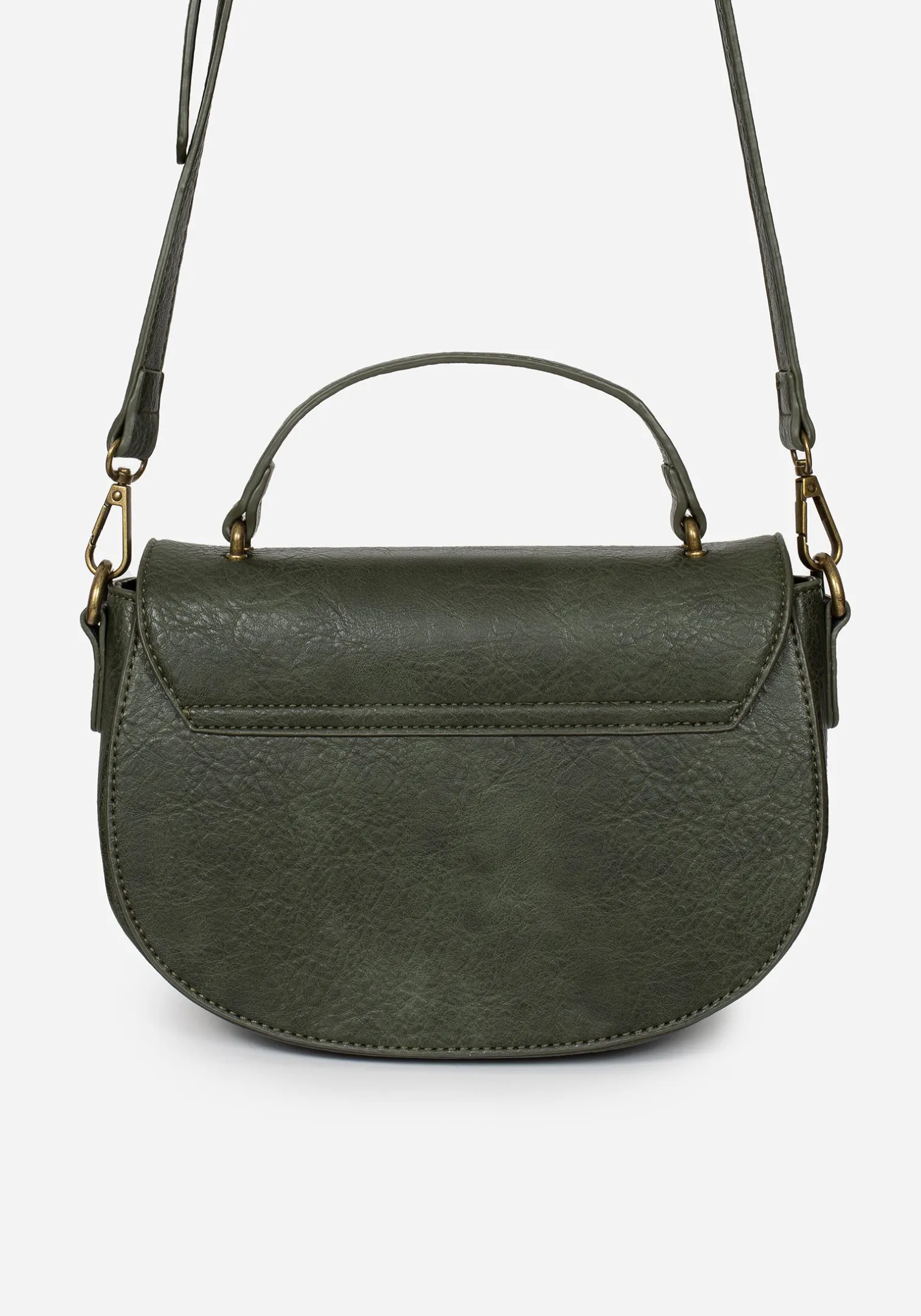 Swamplife Frog Embroidered Crossbody Saddle Bag