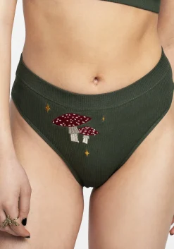 Swamplife Seamless Embroidered Rib Briefs