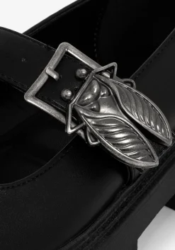 Swarm Bug Buckle Mary Jane Shoes
