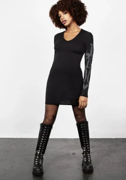 Sword Bodycon Dress