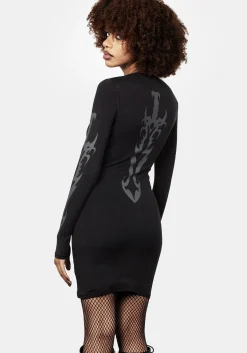 Sword Bodycon Dress