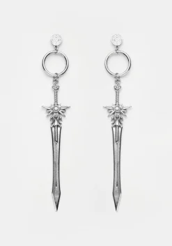 Sword Drop Earrings