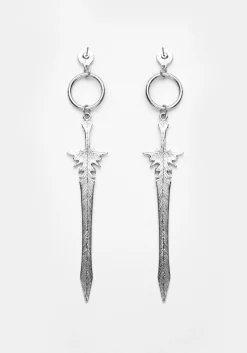 Sword Drop Earrings