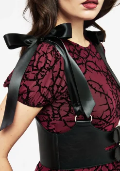 Sylph Ribbon Tie Shoulder Buckled Waist Harness