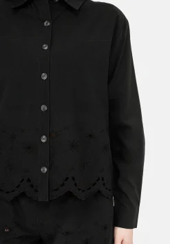 Synthweb Cotton Broderie Hem Shirt