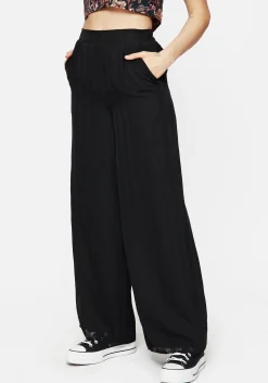 Tabitha Wide Leg Check Trousers