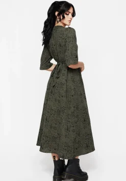 Taddea Cotton Button Up Midaxi Dress