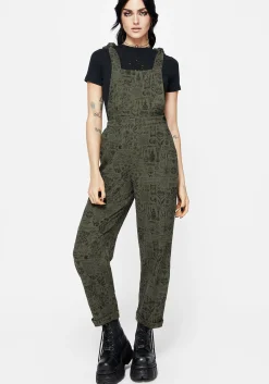 Taddea Cotton Relaxed Tie Detail Jumpsuit