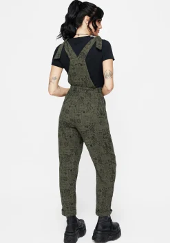 Taddea Cotton Relaxed Tie Detail Jumpsuit