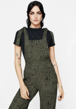 Taddea Cotton Relaxed Tie Detail Jumpsuit
