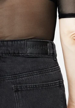 Tarantism Embroidered Mom Jeans