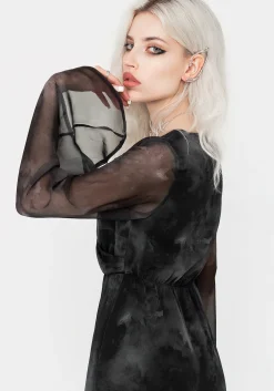 Tempest Flared Sleeve Mini Dress