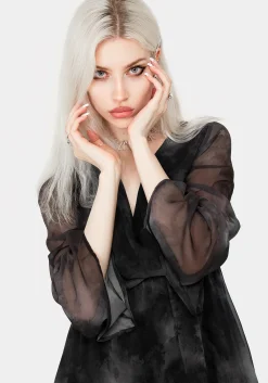 Tempest Flared Sleeve Mini Dress