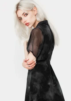 Tempest Midi Tie Waist Shirt Dress
