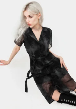 Tempest Midi Tie Waist Shirt Dress