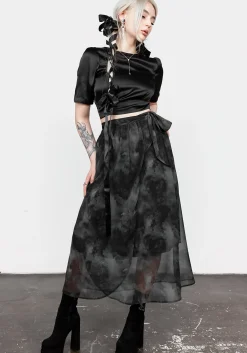 Tempest Tie Waist Midaxi Skirt