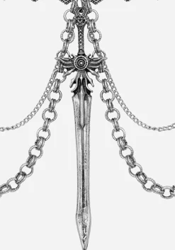 Tempo Layered Chain Choker Necklace