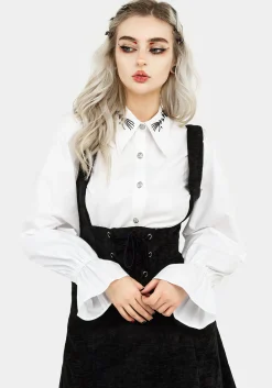 Tempora Embroidered Button Up Shirt