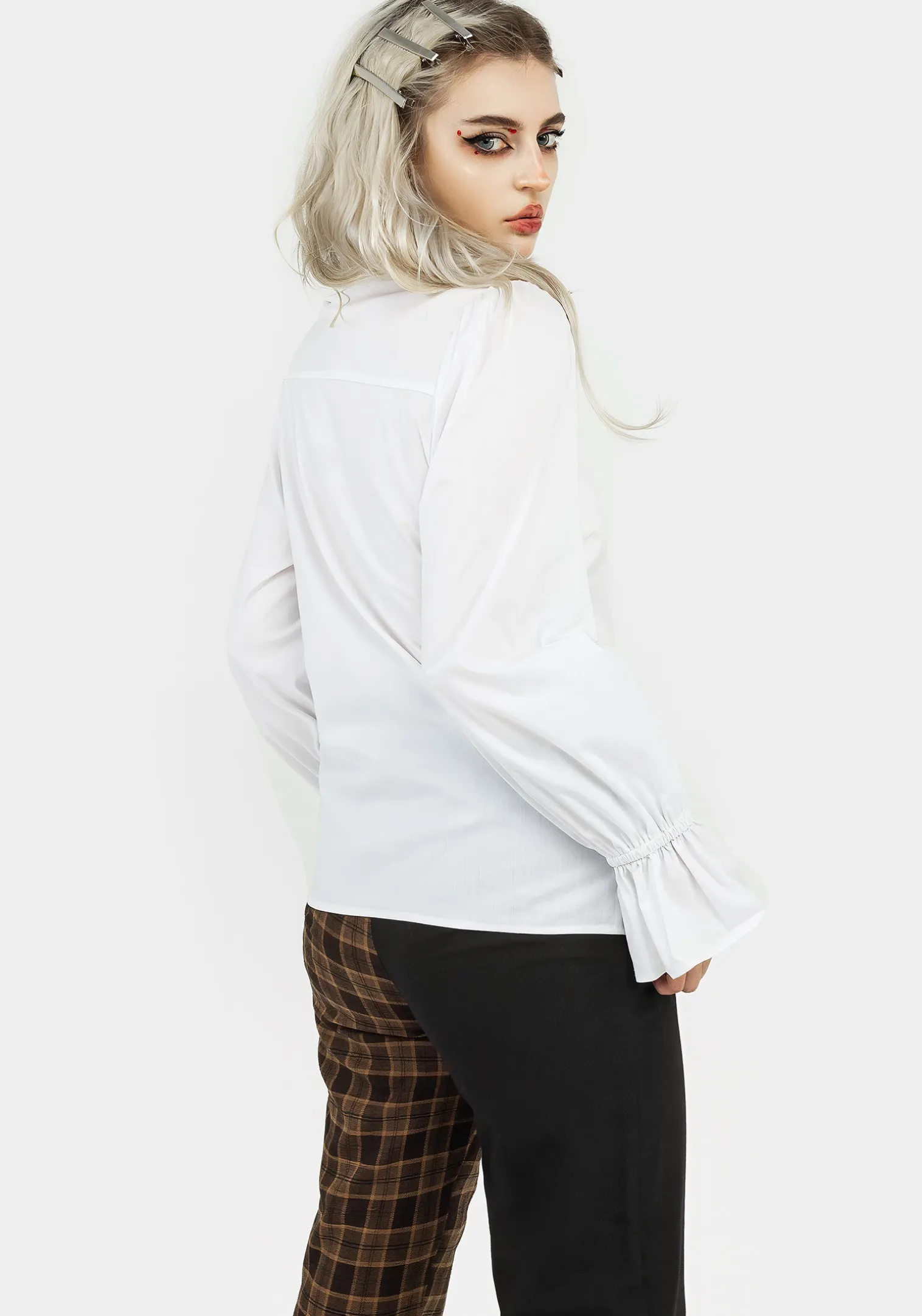 Tempora Embroidered Button Up Shirt