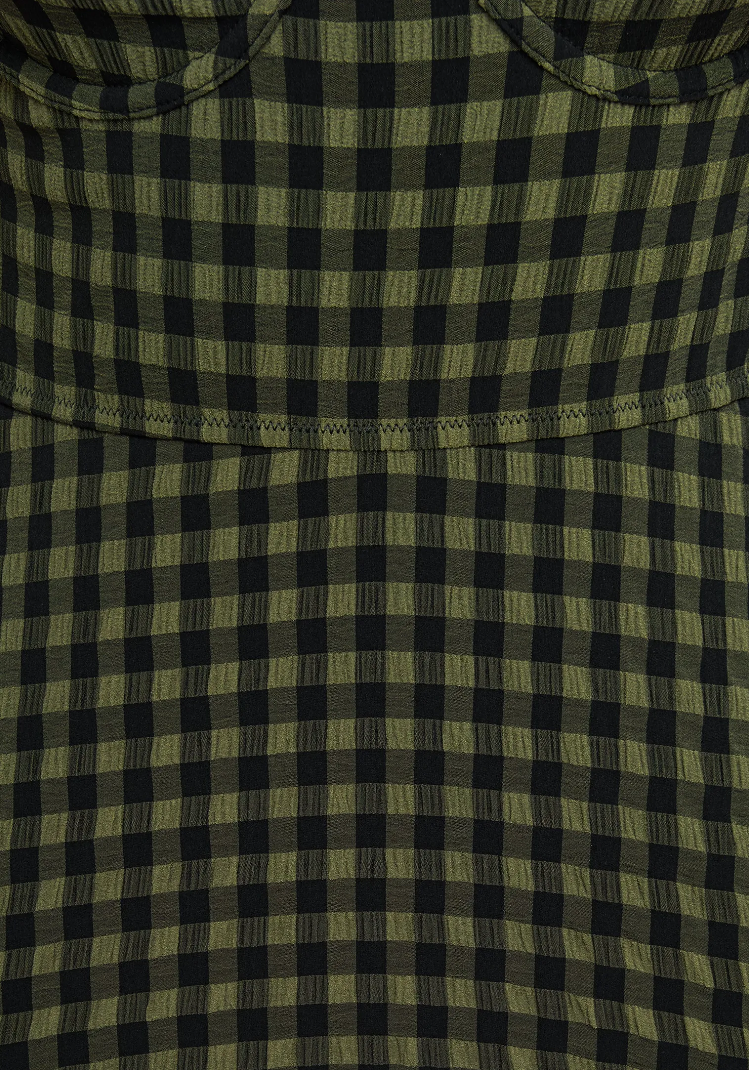 Terra Gingham Peplum Skirted Swimsuit
