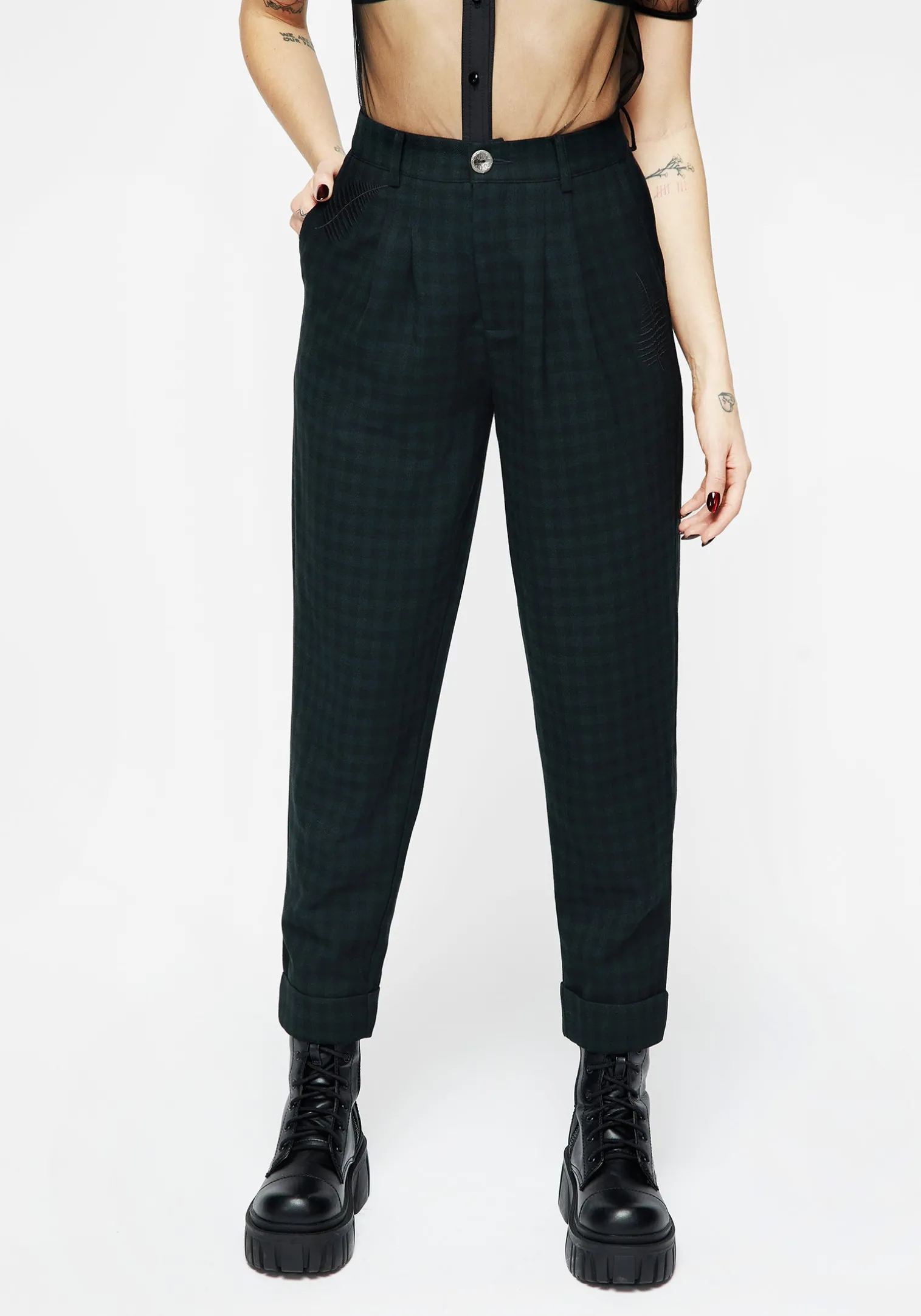Terraria Embroidered Tapered Trousers