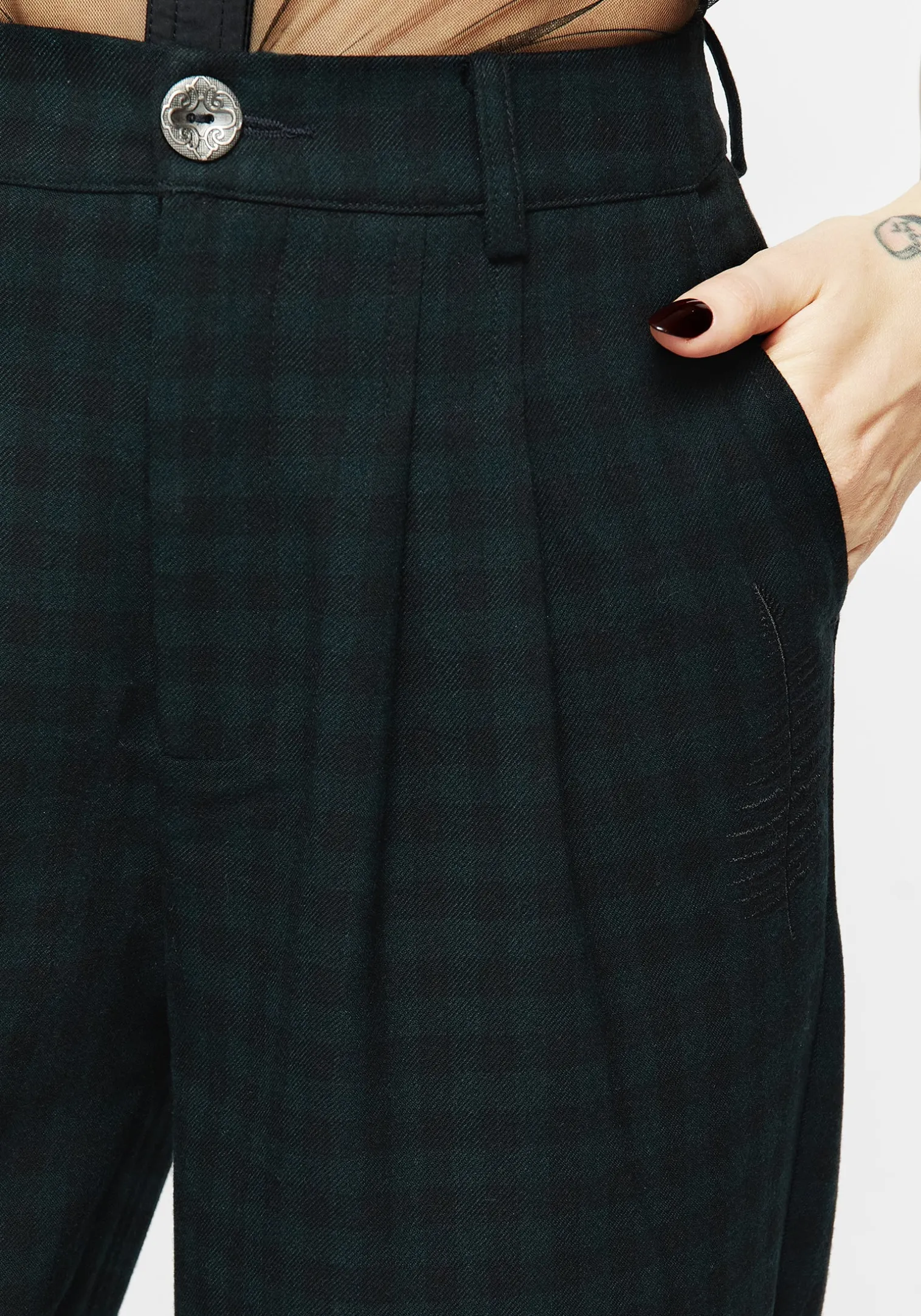 Terraria Embroidered Tapered Trousers
