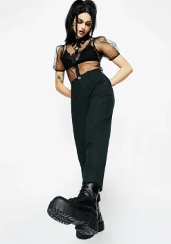 Terraria Embroidered Tapered Trousers