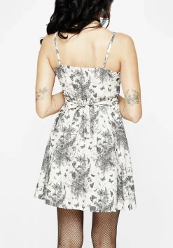 Thalia Mini Apron Dress - Cream