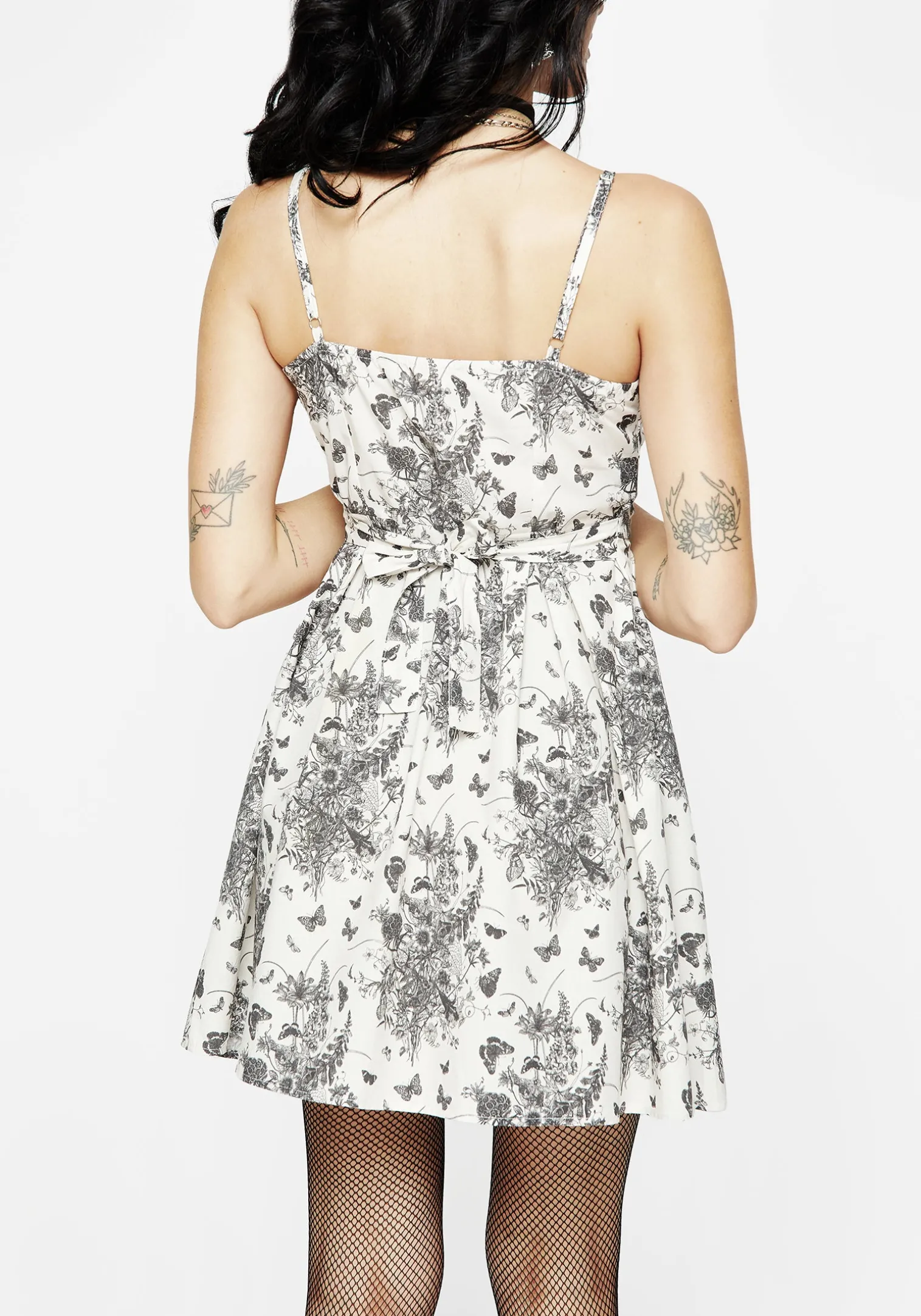 Thalia Mini Apron Dress - Cream