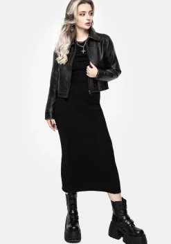 Typhon Stripe Knit Maxi Dress