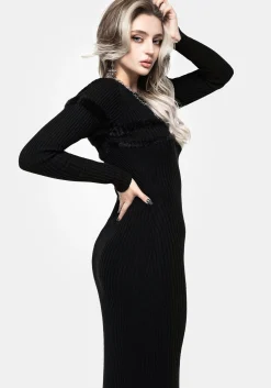 Typhon Stripe Knit Maxi Dress