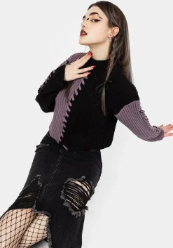 Ursula Distressed Denim Midaxi Skirt