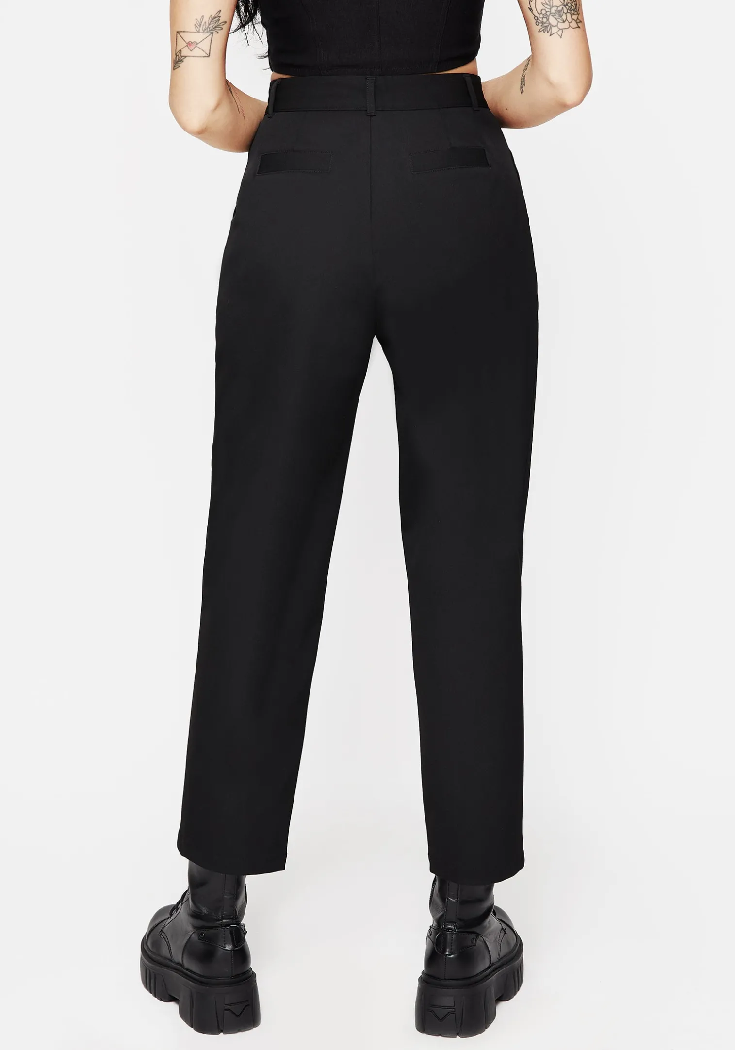 Vanitas Thorn Embroidered Tapered Trousers
