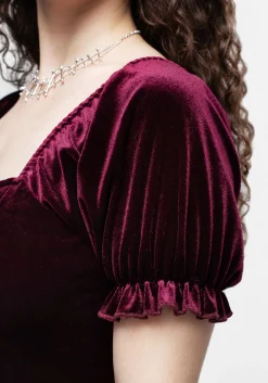 Veniri Corset Mini Dress - Wine