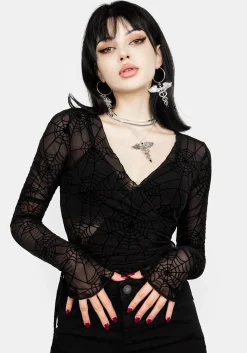 Venom Mesh Wrap Top