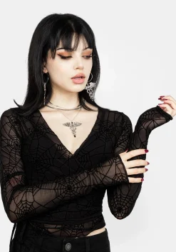 Venom Mesh Wrap Top