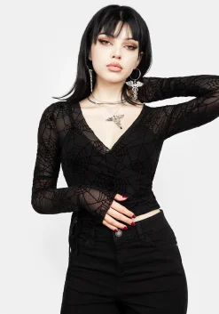Venom Mesh Wrap Top