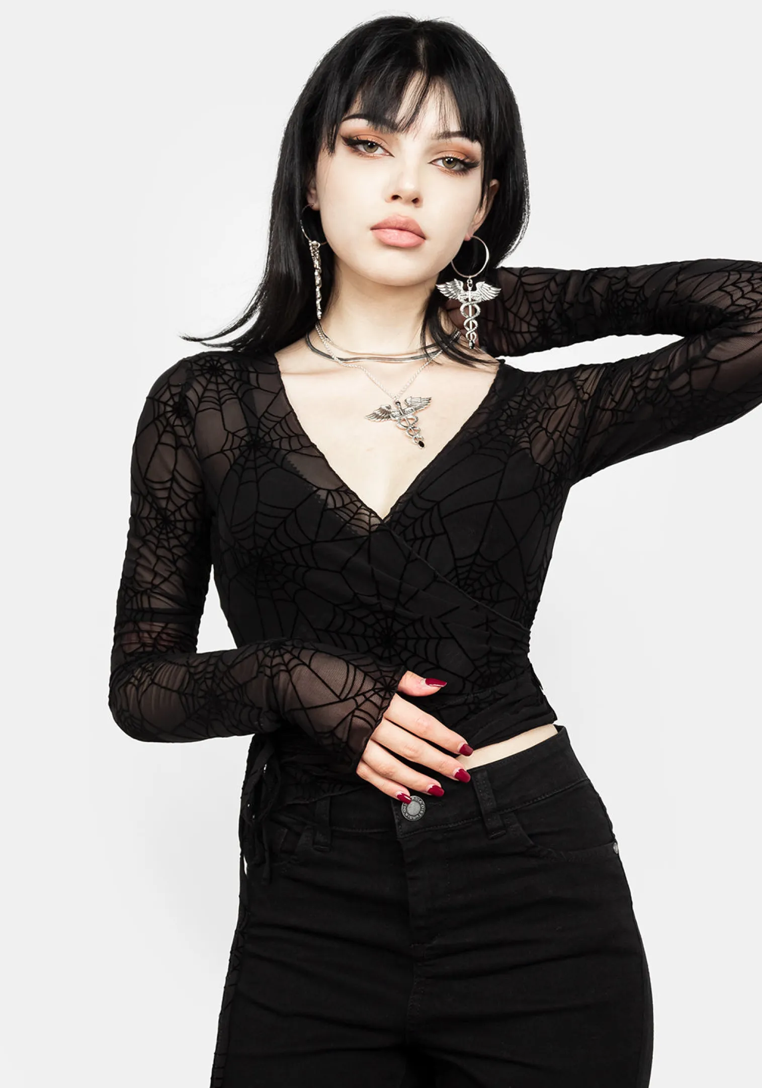 Venom Mesh Wrap Top
