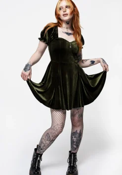 Verdant Corset Mini Dress