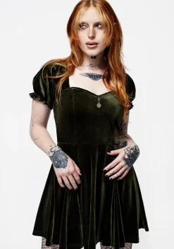 Verdant Corset Mini Dress